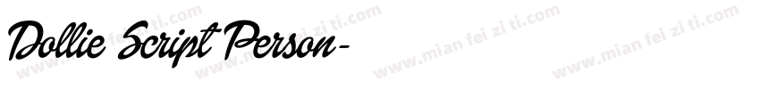 Dollie Script Person字体转换